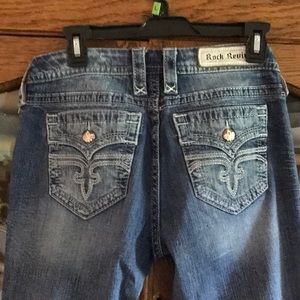 Rock revival straight leg Alivia Jeans